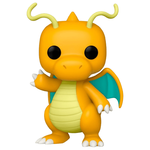 Figura Funko POP! Dragonite de Pokémon – diseño oficial de 9 cm en caja ilustrada con ventana