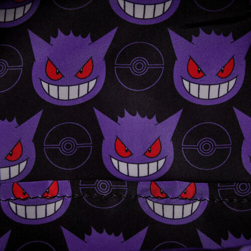 Mochila Loungefly Pokémon de Gengar con diseño en relieve, 26 cm de alto – edición oficial y coleccionista