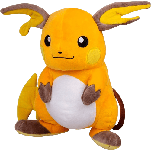 Peluche Raichu Pokémon - 25 cm