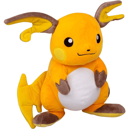 Peluche Raichu Pokémon - 25 cm