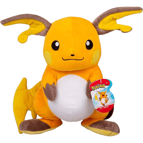 Peluche Raichu Pokémon - 25 cm