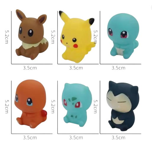 Figuras Pokémon para Baño