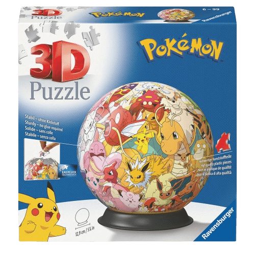 Puzzle 3D Pokémon 12,9cm