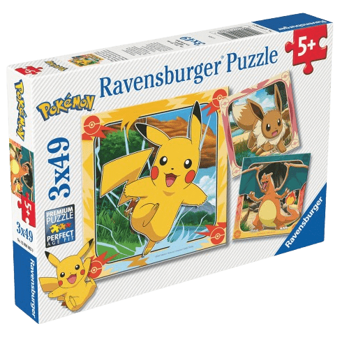 Puzzle Pokémon 3x49 Piezas