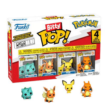 Pack 4 Figuras Bitty Pop! Pokémon