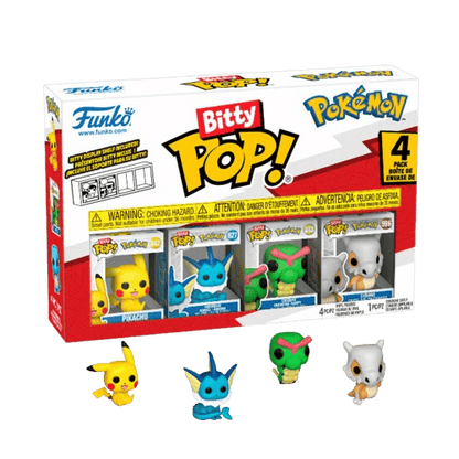 Pack 4 Figuras Bitty Pop! Pokémon