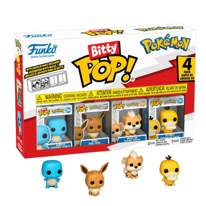 Pack 4 Figuras Bitty Pop! Pokémon
