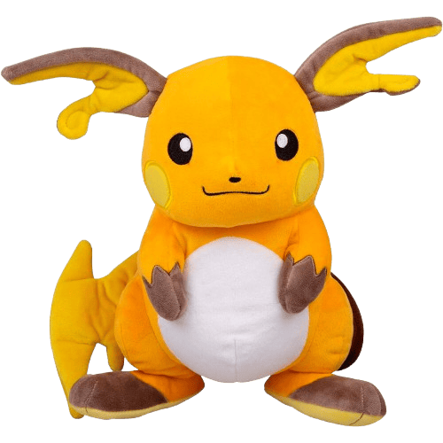 Peluche Raichu Pokémon - 25 cm