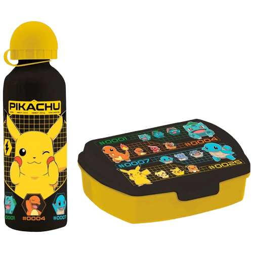 Pack Sandwichera + Cantimplora Pokémon - 500 ml