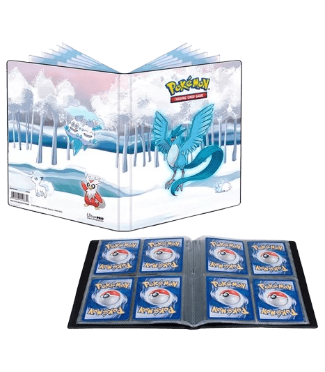 Archivador Pokémon de 4 bolsillos Articuno – Gallery Series Frosted Forest de Ultra PRO