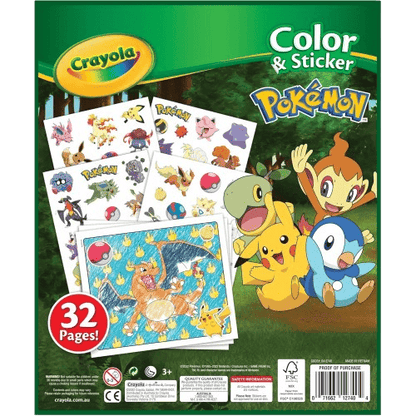 Libro colorear + Stickers Pokémon