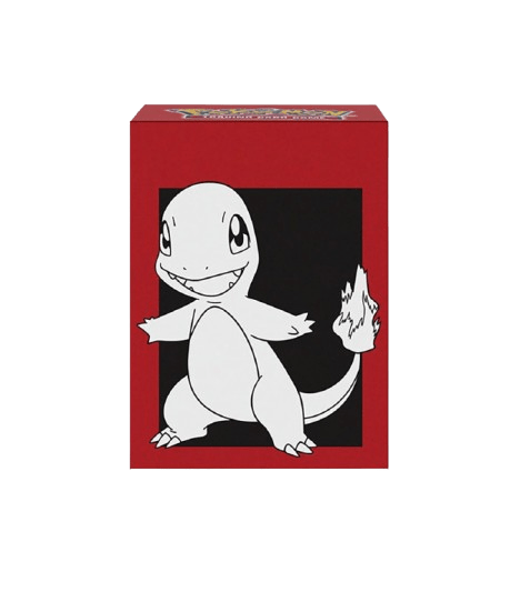 Caja de mazo Pokémon Ultra PRO con diseño de Charmander – capacidad para 80 cartas enfundadas